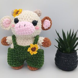 Kuh mit Latzhose - Gärtnerkuh