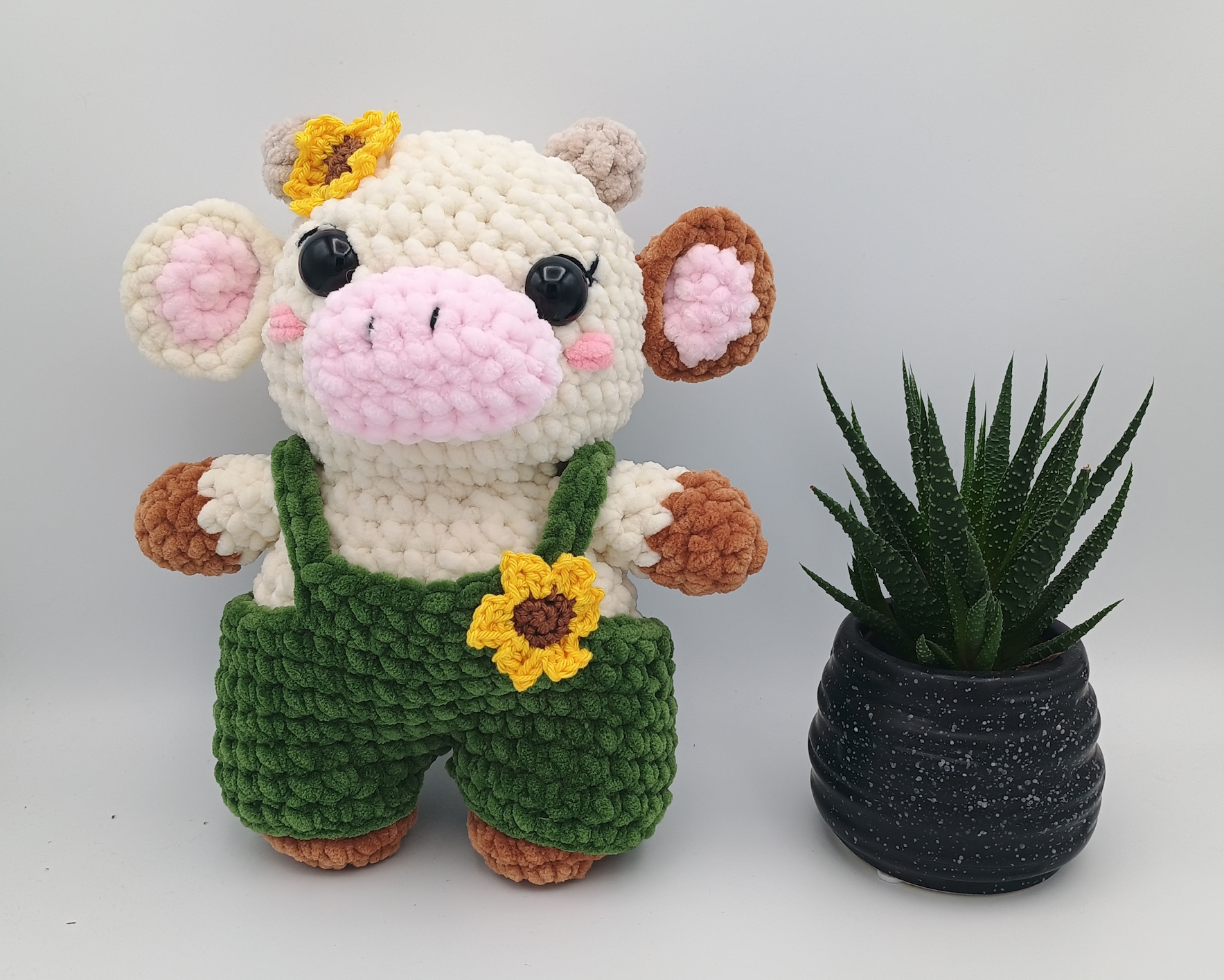 Kuh mit Latzhose - Gärtnerkuh